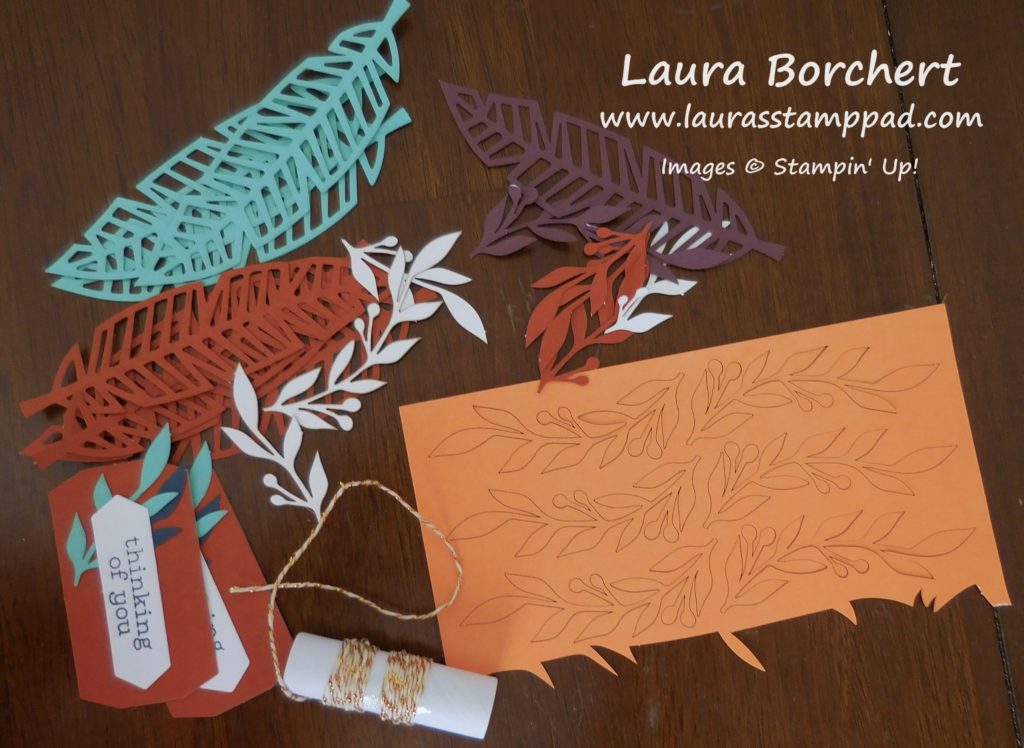 Paper Pumpkin Leftover Feathers, www.LaurasStampPad.com