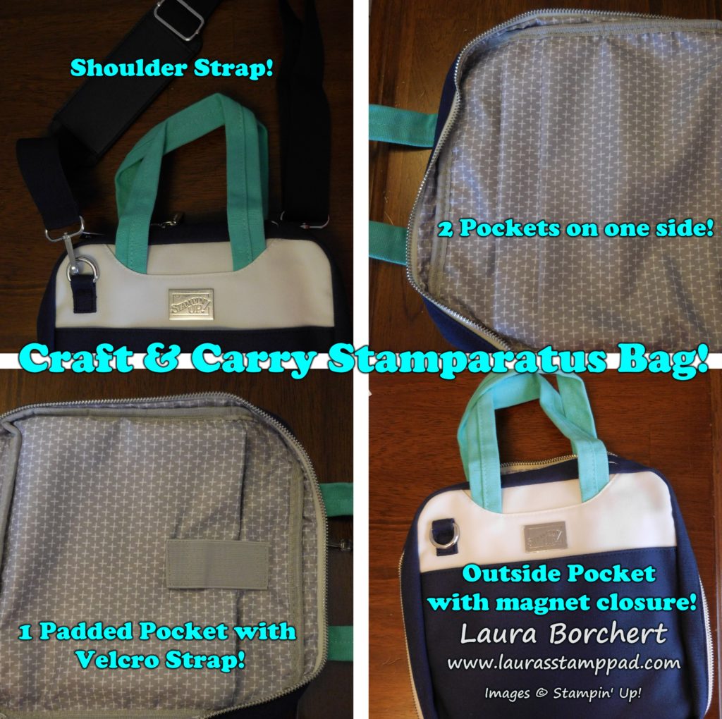 Stamparatus Bag Details, www.LaurasStampPad.com