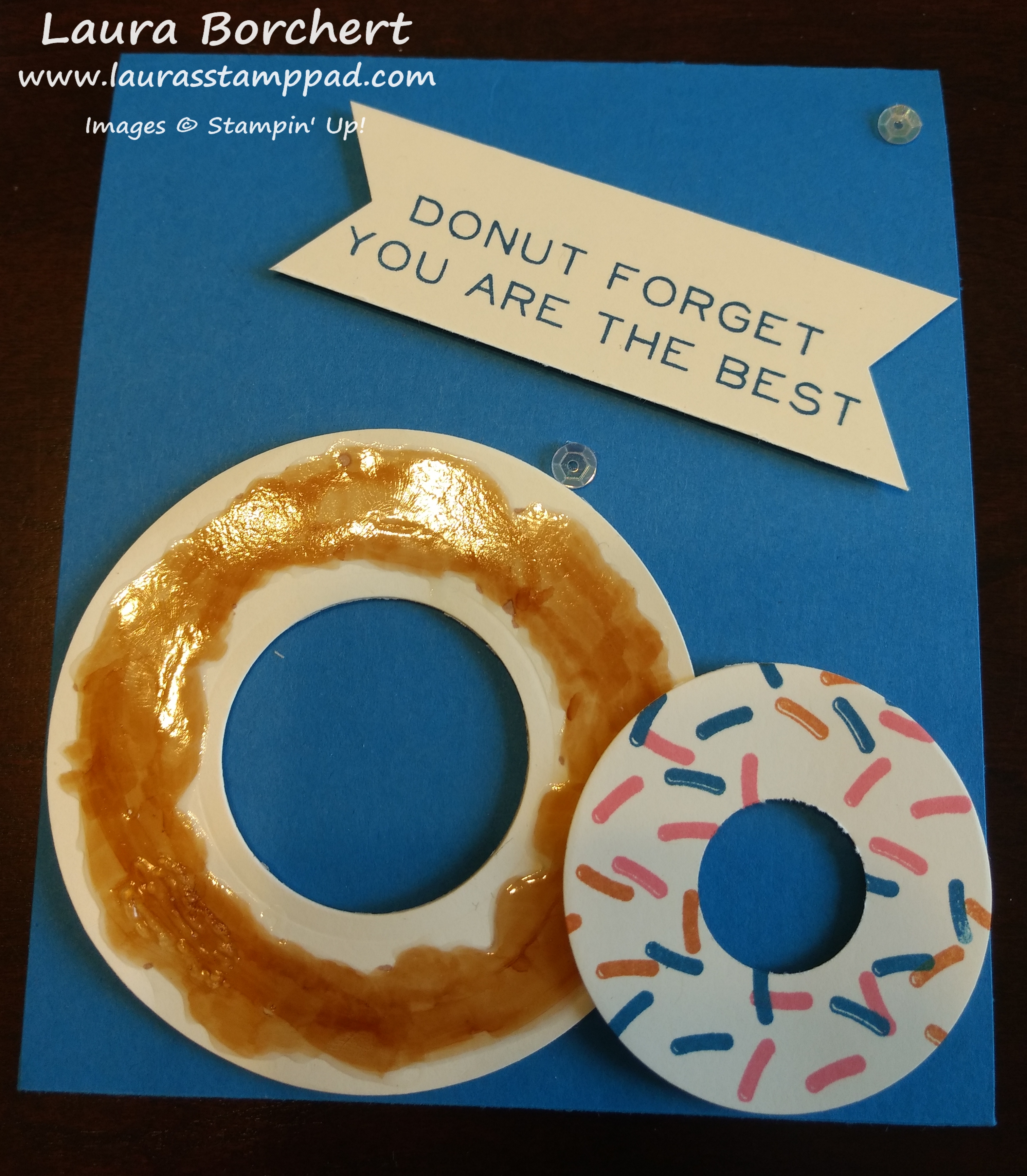 Donut Love, www.LaurasStampPad.com