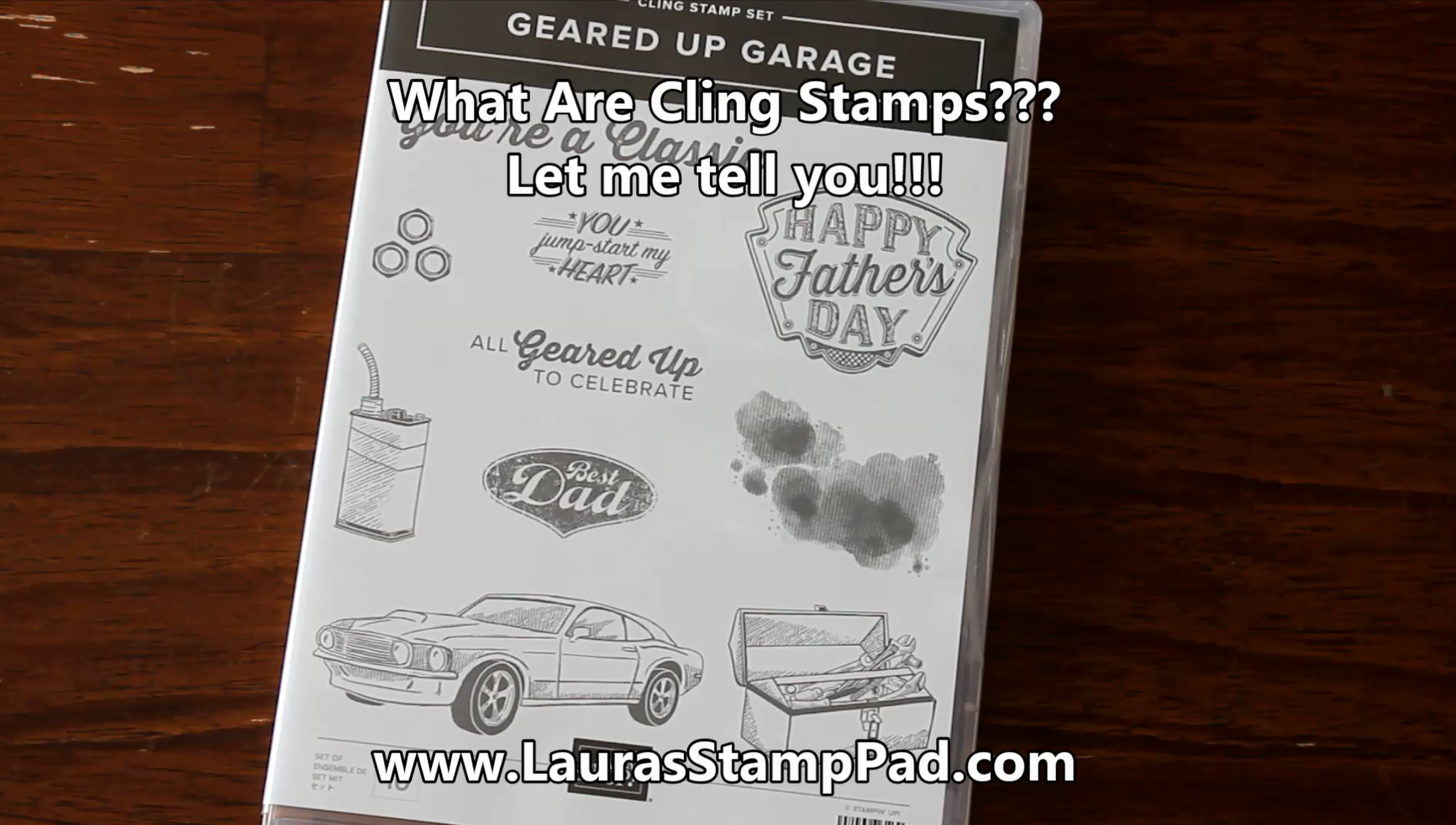 What are cling stamps, www.LaurasStampPad.com