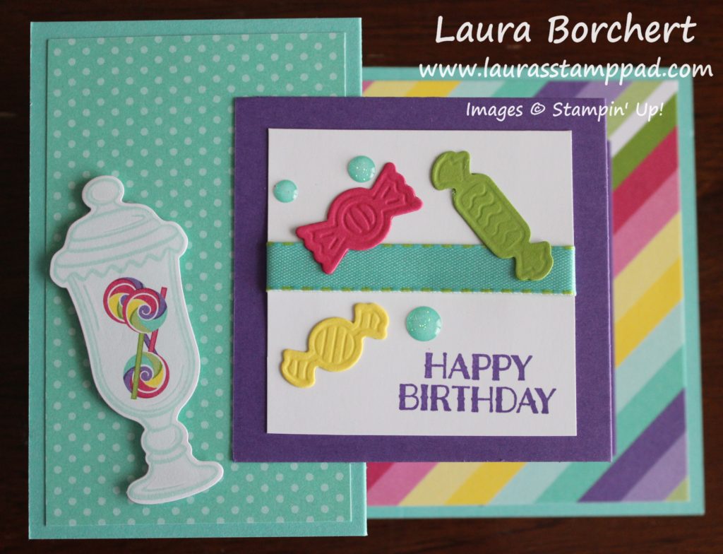 Birthday Z Fold Card, www.LaurasStampPad.com