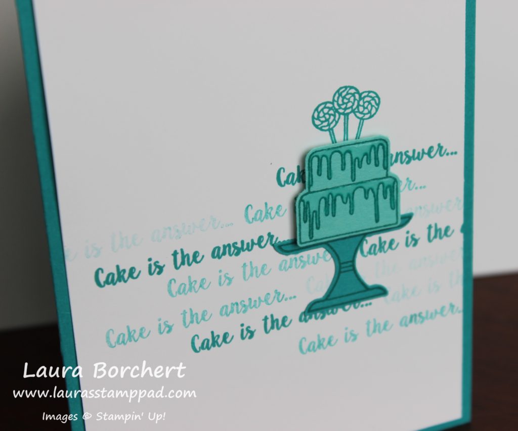 Masculine Birthday Cake Card, www.LaurasStampPad.com