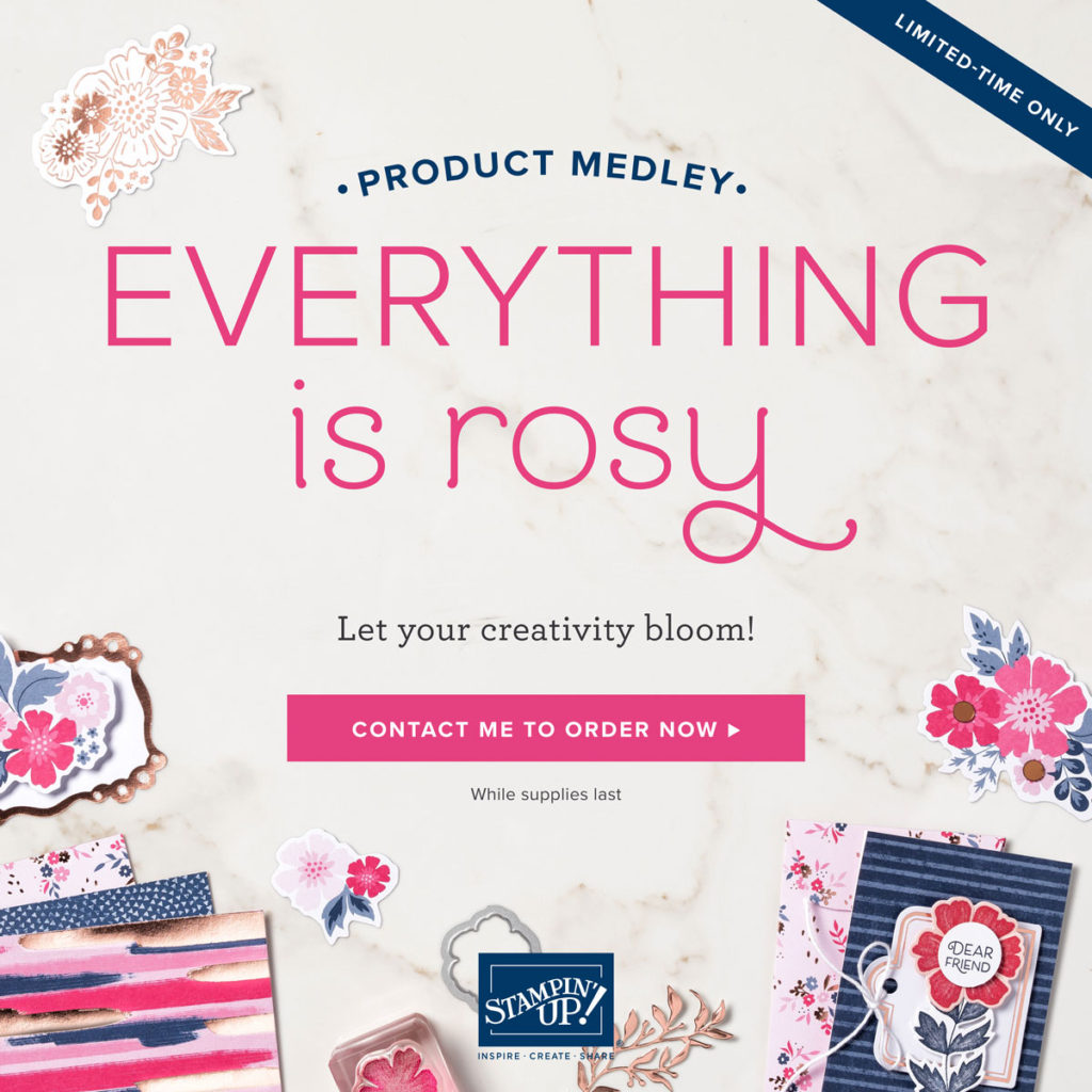 Everything is Rosy, www.LaurasStampPad.com
