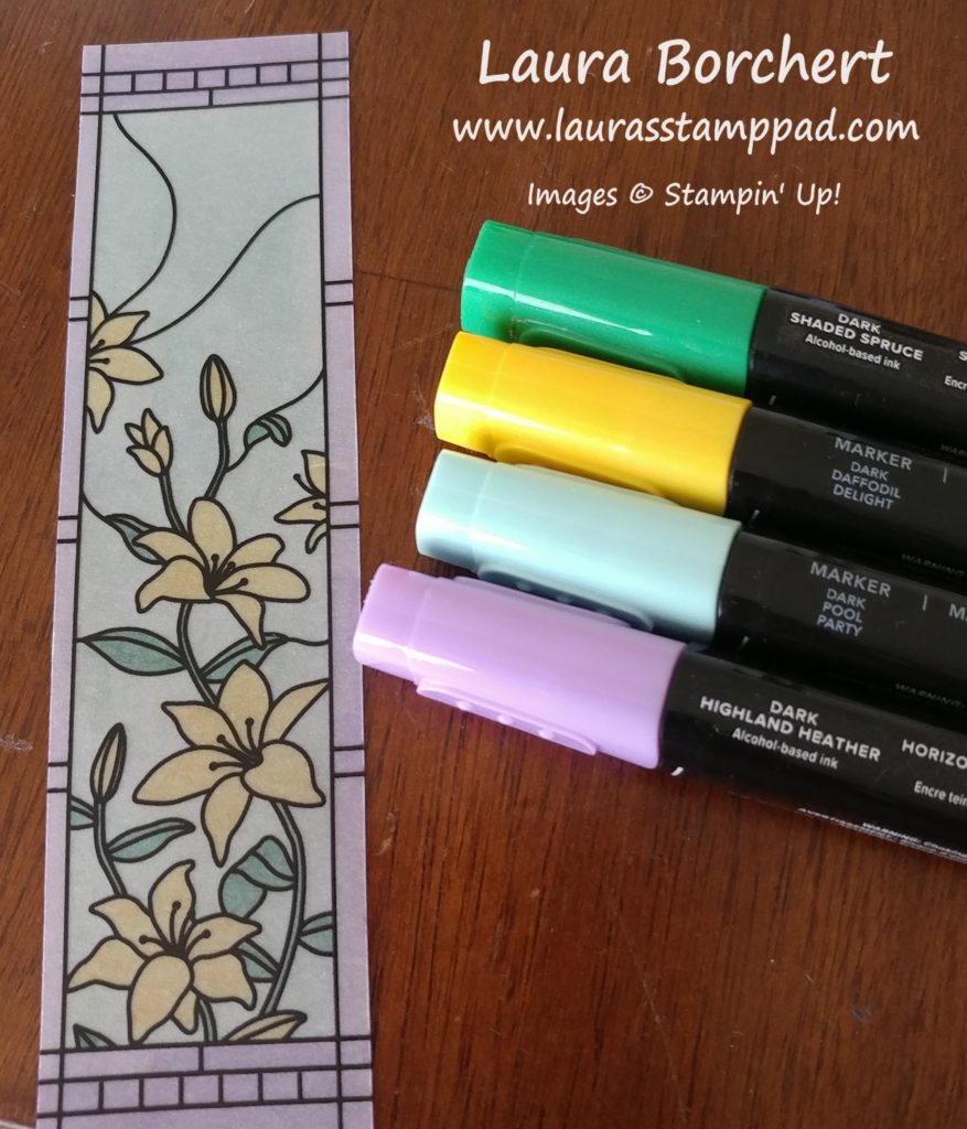 Coloring Vellum With Stampin' Blends, www.LaurasStampPad.com