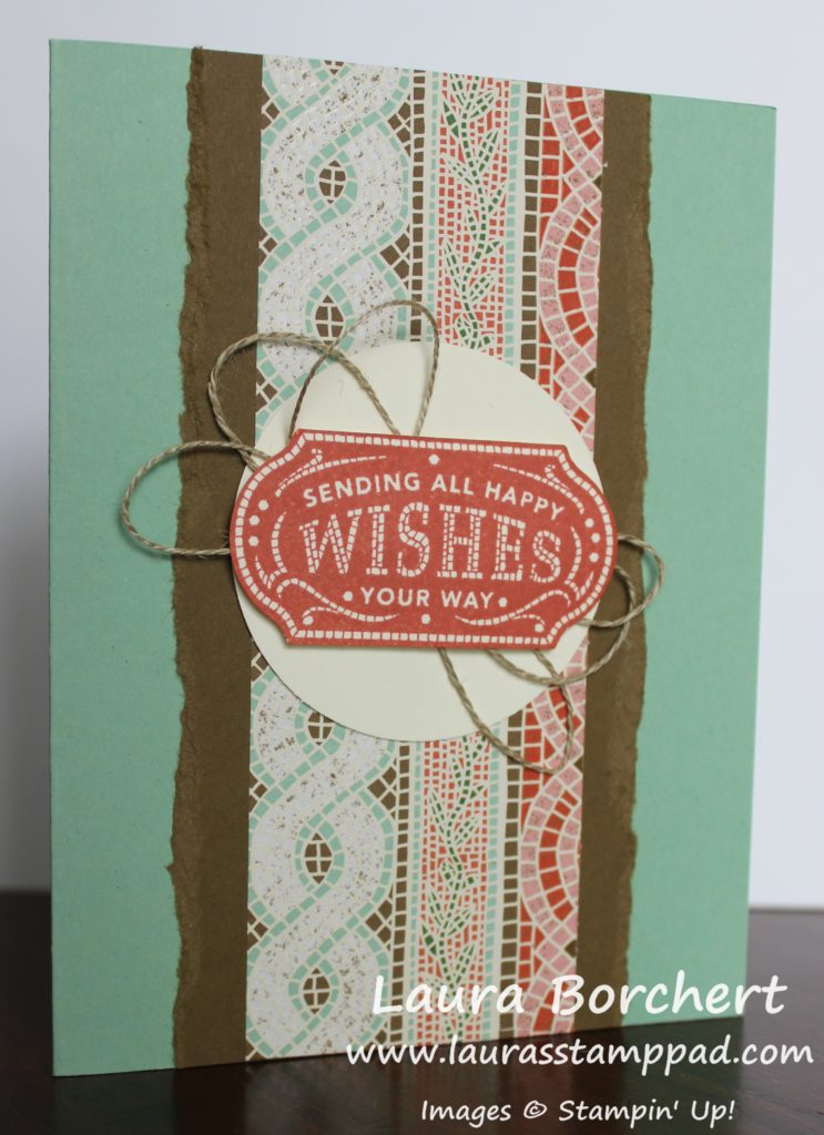Sending Happy Wishes, www.LaurasStampPad.com