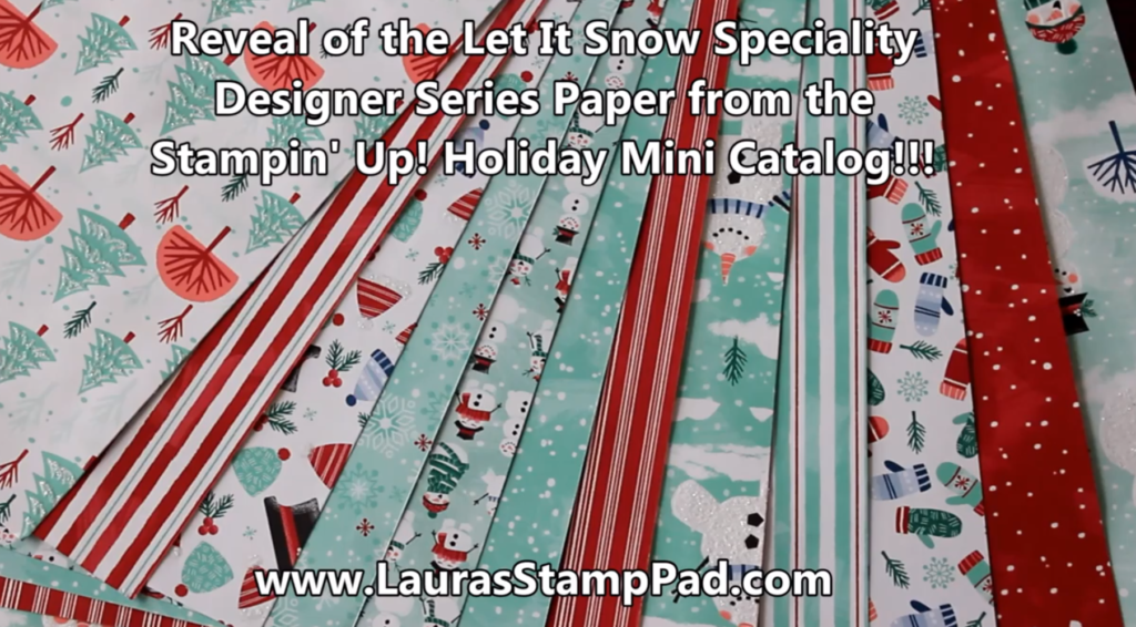Let It Snow, www.LaurasStampPad.com