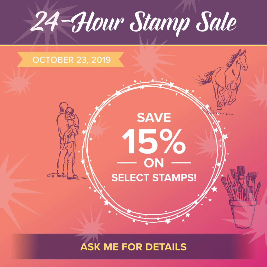 24 Hour Stamp Sale, www.LaurasStampPad.com