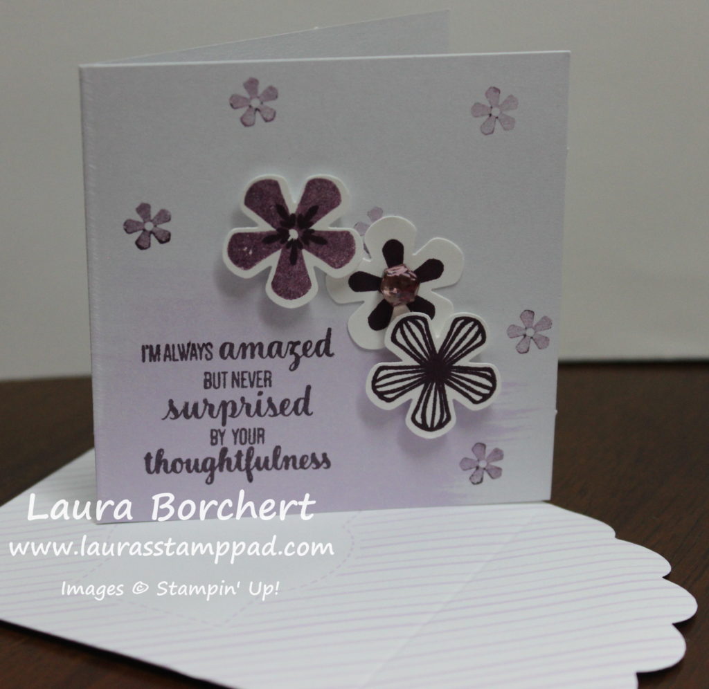 Thoughtful Blooms Sale-A-Bration Stamp Set, www.LaurasStampPad.com