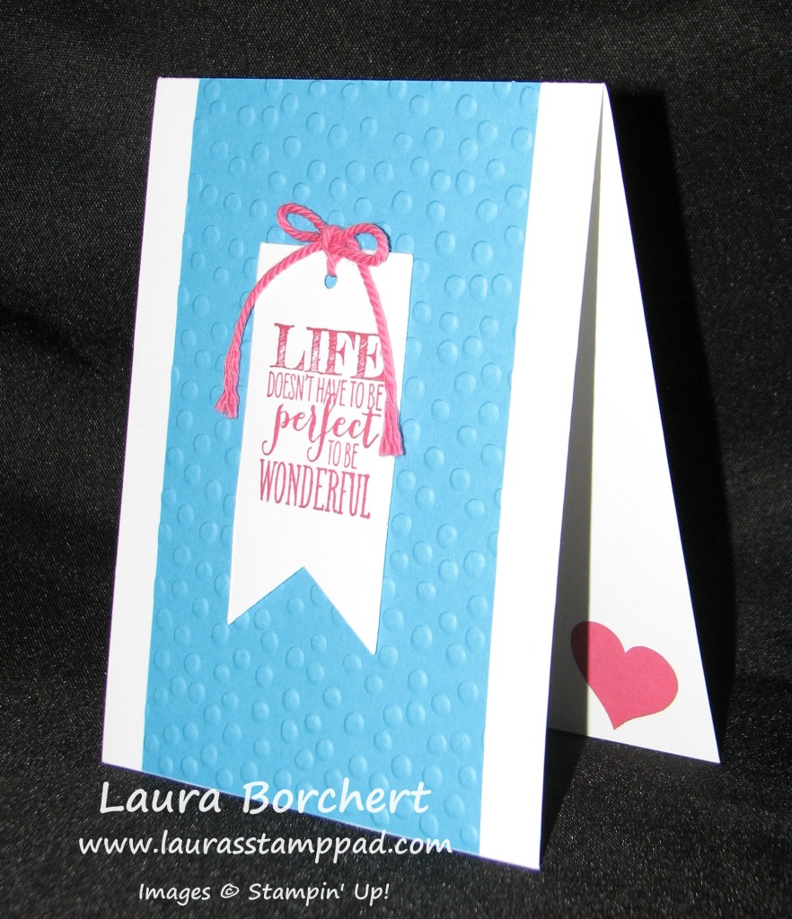 Big Shot Promotion - Quick and Simple Card! - Laura's Stamp PadLaura's ...