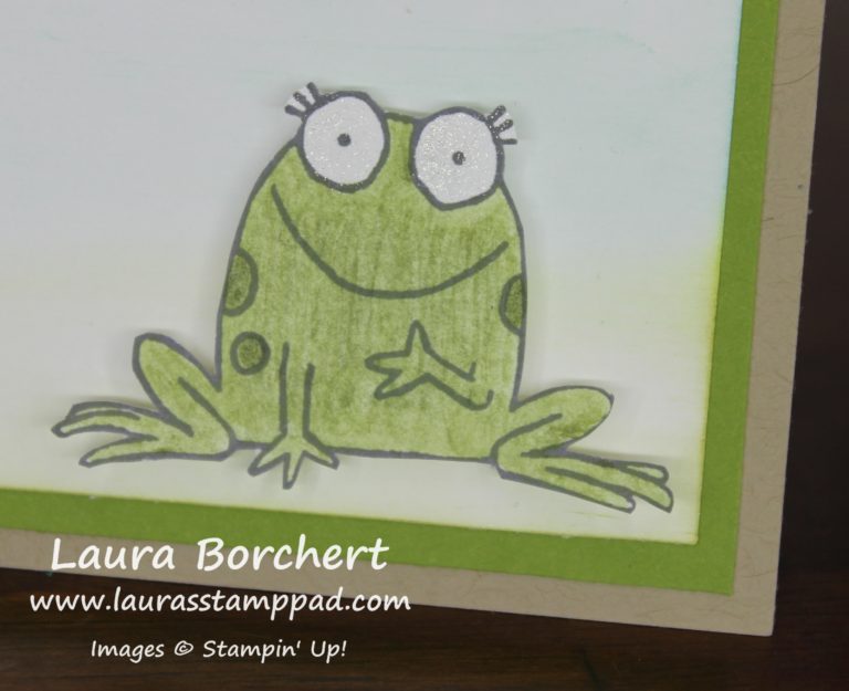 My Mom's Frog Birthday Card!!! - Laura's Stamp PadLaura's Stamp Pad