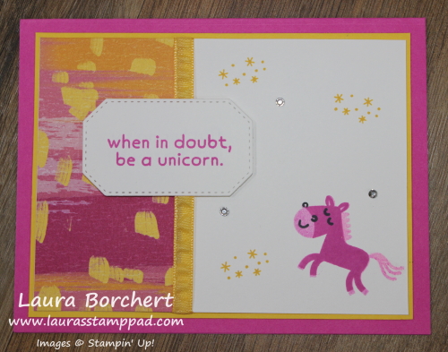 Be a Unicorn, www.LaurasStampPad.com