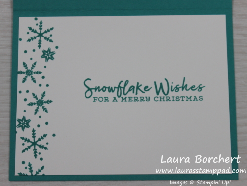 Snowflake Wishes, www.LaurasStampPad.com
