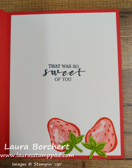 So Sweet of You, Sweet Strawberry Stamp Set, www.LaurasStampPad.com