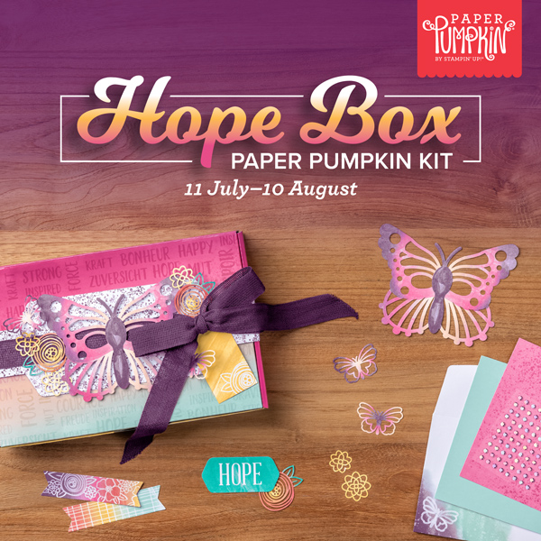Hope Box - Paper Pumpkin August 2021 - www.LaurasStampPad.com
