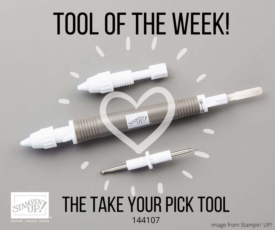 Take Your Pick Tool, www.LaurasStampPad.com
