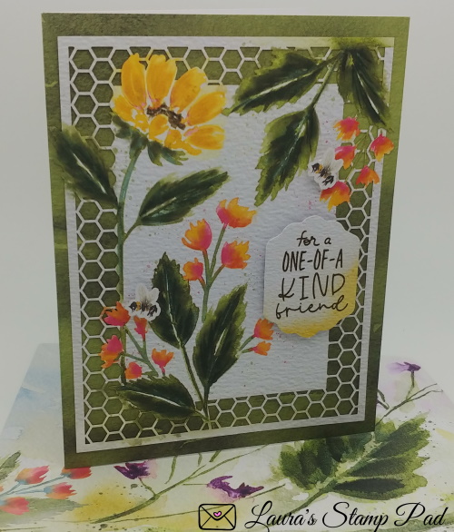 Bumblebees and Wildflowers Card Kit, www.LaurasStampPad.com