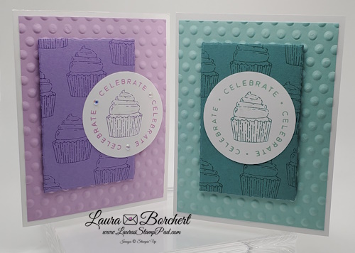 Cupcakes For All Circle Sayings Stampin Up, www.LaurasStampPad.com