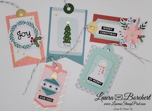 Festive Tags Kit Collection, www.LaurasStampPad.com