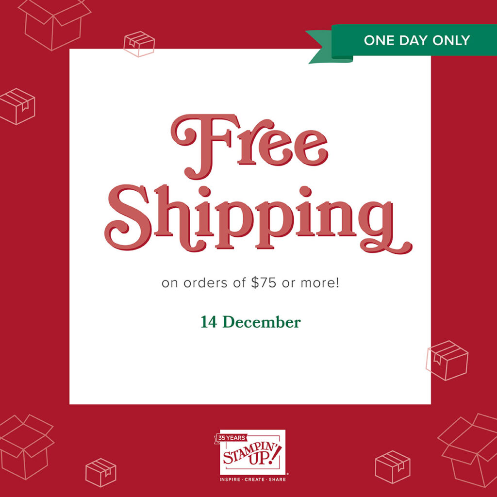 Did you hear free shipping, www.LaurasStampPad.com