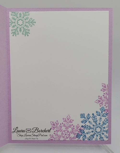 Winter Snowflake Card, www.LaurasStampPad.com