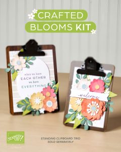 Crafted Blooms Kit, www.LaurasStampPad.com